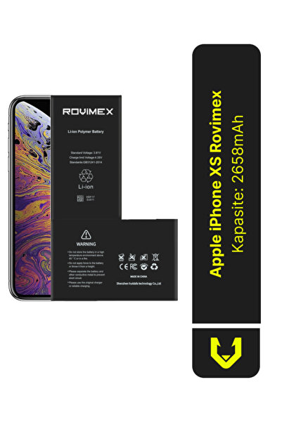 Rovimex Apple iPhone Xs Batarya Pil - 2716 mAh