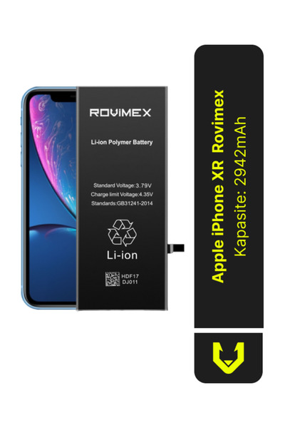 Rovimex Apple Iphone Xr Batarya Pil - 2942 Mah