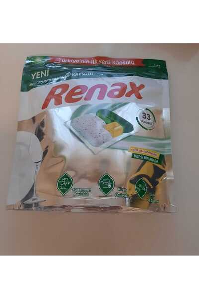 RENAX Bulaşık Makinesi Kapsülü Hepsi Bir Arada 33 Lü