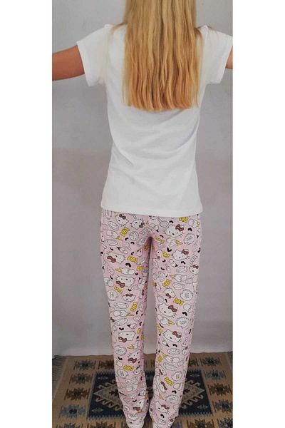dressmix Cotton Short Sleeve Printed Pajamas Set