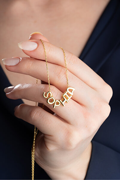 Silvano Jewelry 925 Ayar Gümüş Balon Harf İsimli Kolye