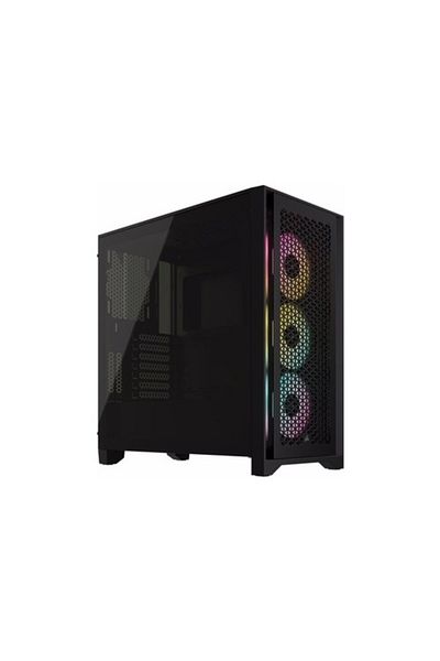 Corsair Icue 4000D Rgb Airflow Tempered Glass - Mid Tower Case Black Cc- 9011240 -Ww