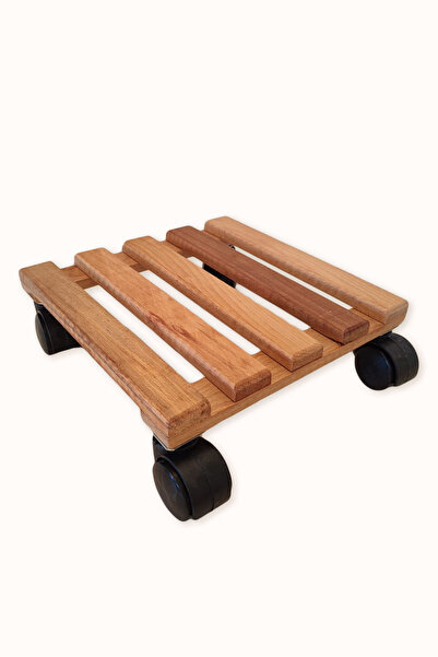 Ahşap Dekoratif Saksı Altı, Damacana Altlığı