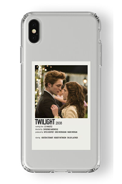 Space Star iPhone X ve Xs Uyumlu Twilight Minimalist Poster Tasarım Baskılı Ş...