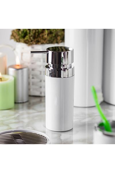 almital mobilya aksesuarları furniture accessories Σετ μπάνιου Havana 3 τεμαχίων, Δοχείο υγρού σαπουνιού, Δοχείο στερεού σαπουνιού, θήκη οδοντόβουρτσας