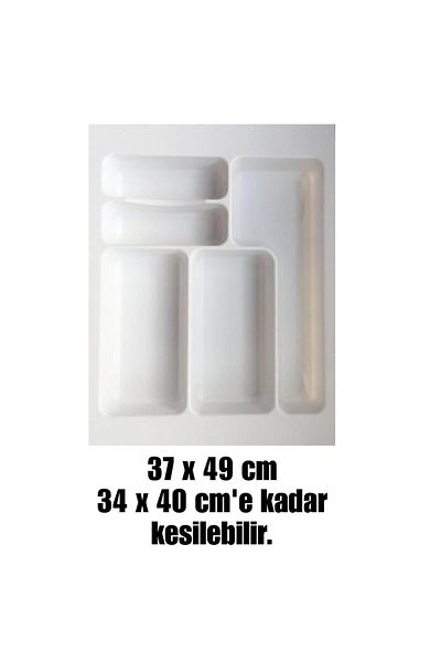 almital mobilya aksesuarları furniture accessories 37x49 εκ. Λευκό πλαστικό μοτίβο Almital Spoon Holder
