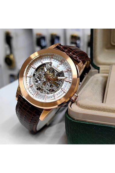 Raymond Skeleton Design Automatic Men's Wrist Watch