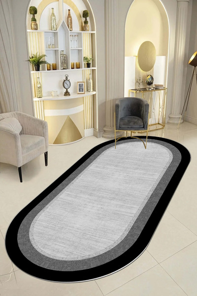 Thalia Home Kaymaz Tabanlı Yıkanabilir Baskılı Mutfak Halısı Halı Yolluk