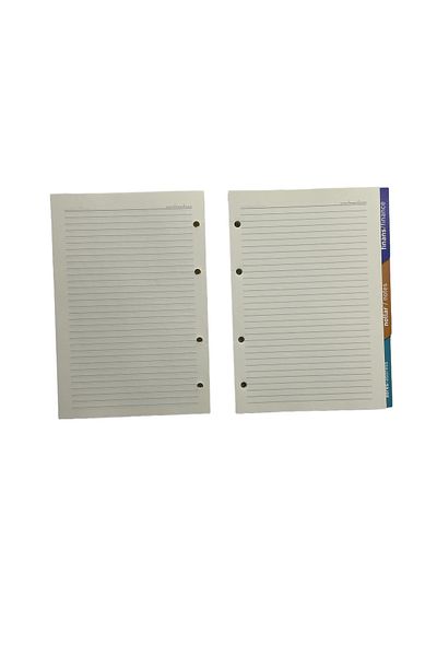 Kerem ofis Ριγέ Σημειωματάριο Organizer Ανταλλακτικό 15x21cm A5 Μήκος 4 Τρύπες