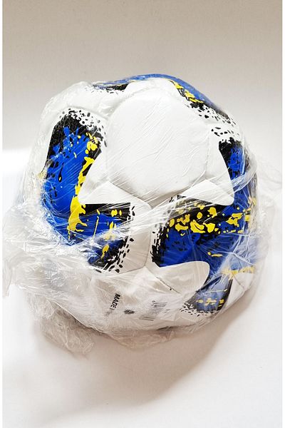 Mahi Max Pvc Soccer Ball - Color Patterned, Airlessly Non-inflation, 1 Piece
