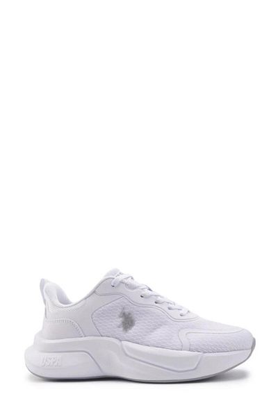 U.S. Polo Assn. U.S.POLO ASSN WILLY 4FX WHITE COMFORT CASUAL ANATOMIC SPORTS SHOES