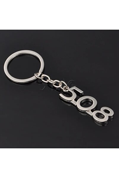 AYCANSTORE Breloc compatibil cu vehiculele Peugeot 508 Inoxidabil cromat