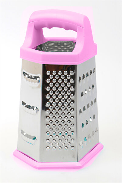 NİVENE Rende 6 Farklı Kenarlı Kullanışlı Kaliteli Kolay Temizleme Özellikli Pembe