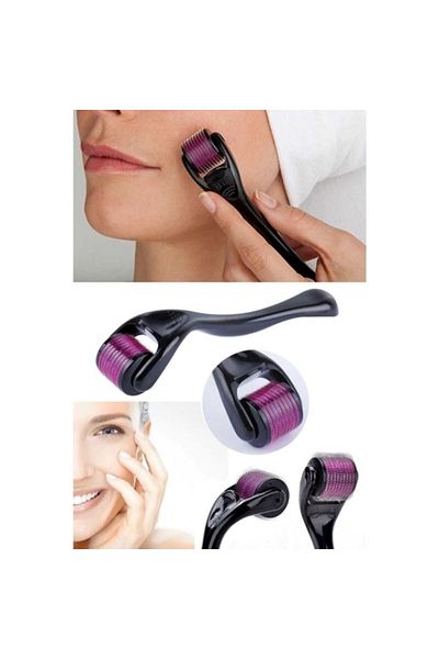 CARNIVAL LAND Titanium Tip 540 Needle Derma Roller 0.5 mm Needle Skin Face Body Renewal Massage Tool