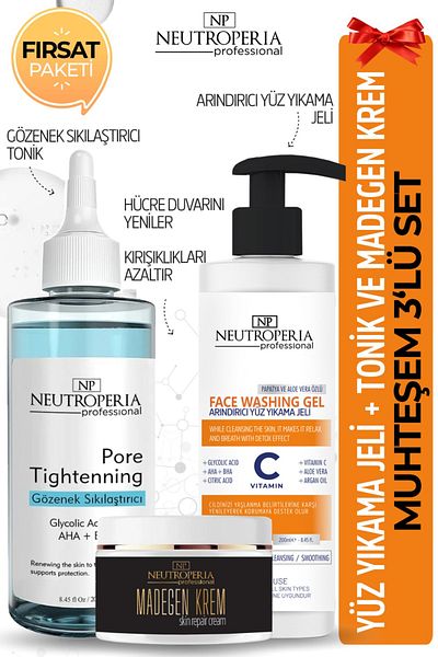 NEUTROPERIA Pore Tonic - Firming Face Wash and Madegen Cream