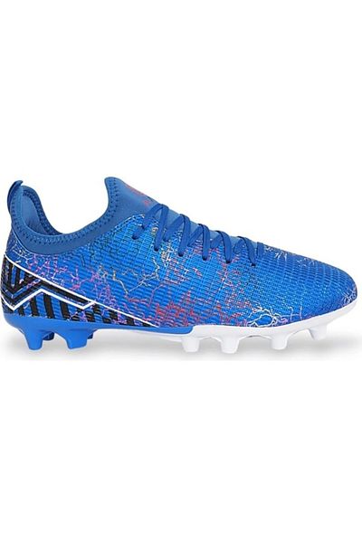 Anıl Ayakkabı Play Mk 241 - 129 Saks, cu model albastru, crampă de fotbal cu talpă anatomică