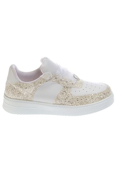 Ayakkabı Tutkusu Stilo ® Pantofi de mireasă sport albi strălucitori: reflectă eleganța ta modernă