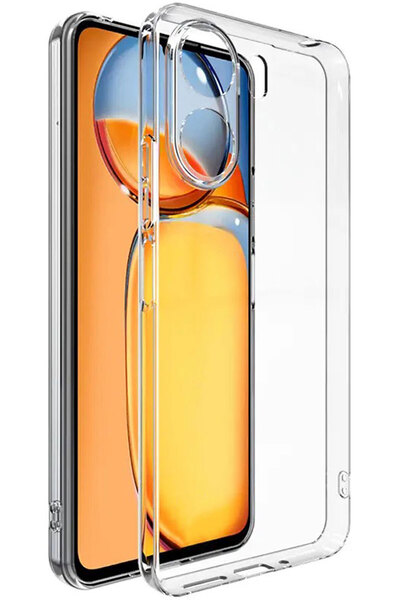 CEPSTOK Xiaomi Redmi 13C Kılıf Şeffaf Kamera Korumalı Esnek Yumuşak Silikon