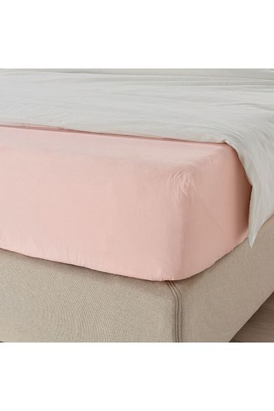 IKEA Fitted sheet, Single person fitted sheet, % Cotton, Soft fabric