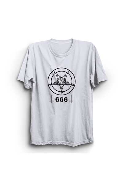 The Fame Satanistički pentagram - Zvezda Sa deznom 666 Pamuk majica