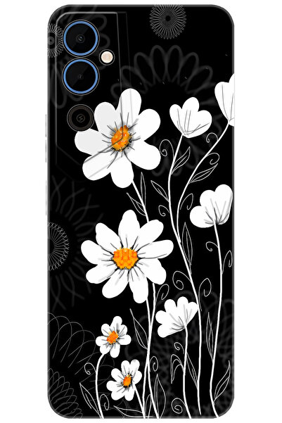 TECNO Pova Neo 2 (LG6N) Uyumlu Kılıf Desen Baskılı Silikon Papatya Stk:693 Cp...