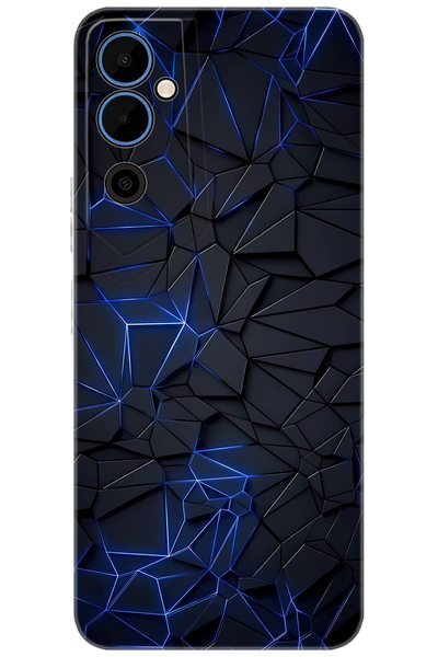 TECNO Pova Neo 2 (LG6N) Uyumlu Kılıf Desen Baskılı Silikon Prizmatik Tasarım ...