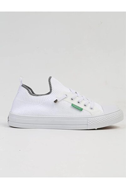 United Colors of Benetton Benetton 10233 Beyaz Kadın Sneaker Spor Ayakkabı