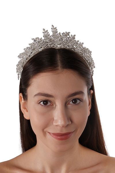 Hayalperest boncuk Zircon Gel for Costumes in Wedding Henna Crown Elegant and Stylish Bridal Wedding Crown