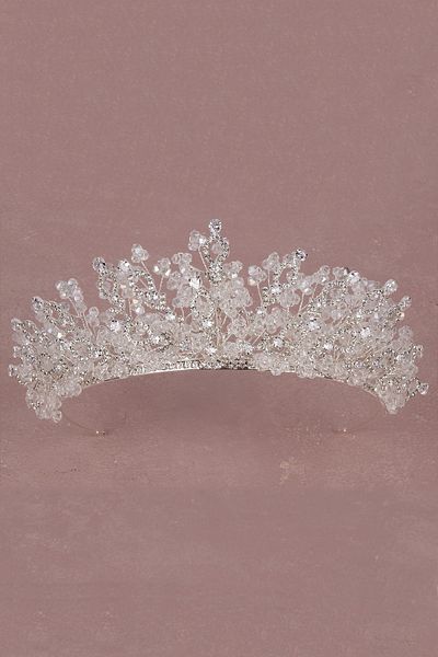 Hayalperest boncuk Elegant Detailed Shiny Zircon Bridal Crown Princess Wedding Crown