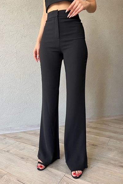 Seda Yalçın Atelier Black Strap Detailed Bustier Trousers
