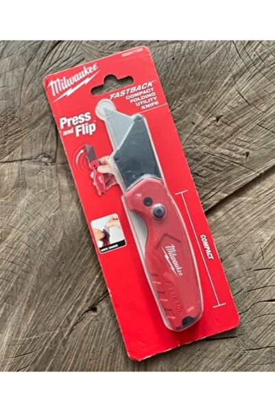 Milwaukee MİLWAUKEE PRO METAL KATLANIR MAKET BIÇAĞI FASTBACK COMPACT 16CM