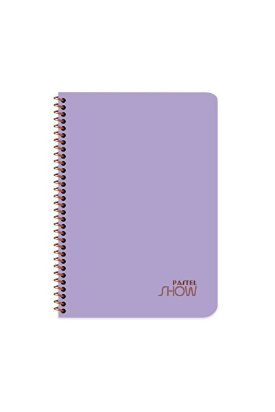 KESKİN COLOR Keskin Color Pastel Show Spiralli Mor Plastik Kapak 60 Yaprak A4...