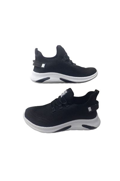 PASOMİA Pantofi sport pentru bărbați Pasomia Plus Size - negru/alb, casual, passo201