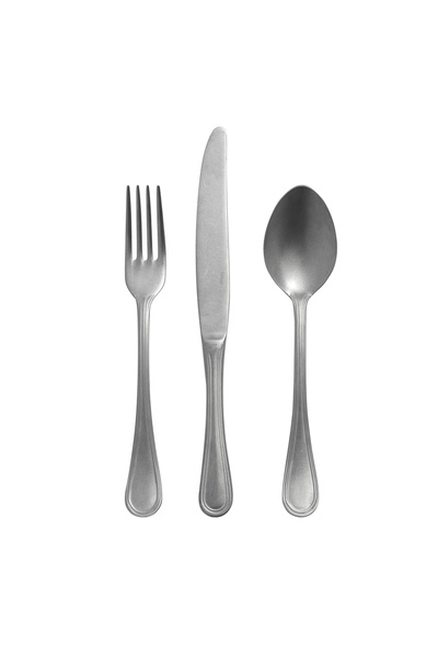 Hisar Contour Antique - 84 Piece Steel 12-Person Knife Set