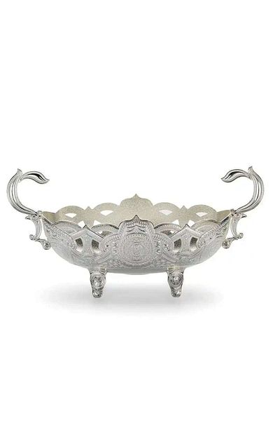 İnova Home Decor Ahsen Large Size Silver Chocolate Snack Bowl