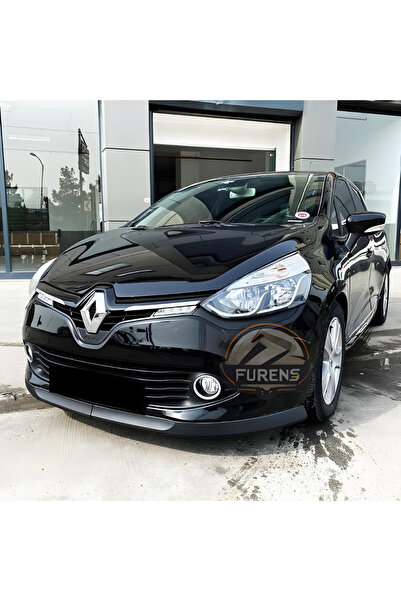 SHOOPLAA Renault Clio 4 2012-2020 Uyumlu H lip Esnek Ön Lip 2 Parça Karlık Ön Ek Tampon Altı Dil