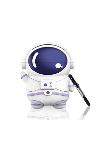 Microsonic AirPods 1. Nesil / 2. Nesil  Uyumlu Kılıf Cartoon Figürlü Silikon Crtn-Fgr-Astrnt