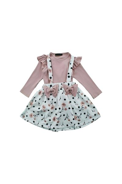 tigiy baby 143-57-22 Rochie cu mânecă lungă Costum Slopet Varsta 2-5