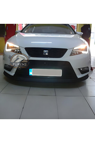SHOOPLAA Seat Leon MK3 2013-2020 Uyumlu H lip Esnek Ön Lip 2 Parça Karlık Ön ...