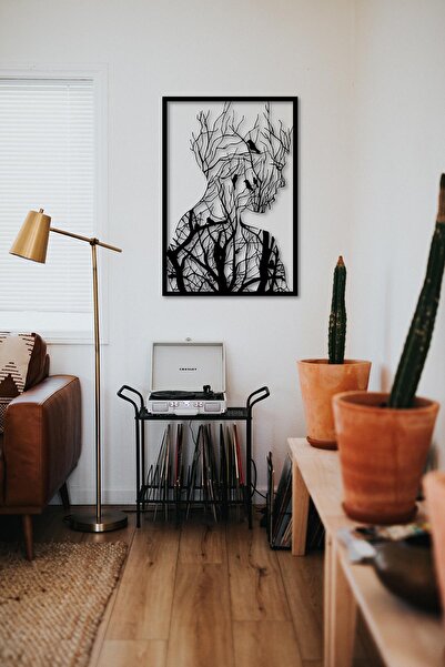 Doreline Doreart Arakan Metal Duvar Tablosu, Ev Ofis Duvar Panosu