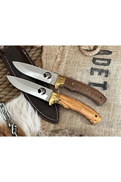 Bıçak Market El Yapımı Geyik Motifli Doğa Bıçağı