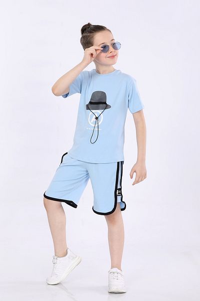 MORNIO Set de 2 tricouri și pantaloni scurți pentru băiat Vf24kmr 5100708