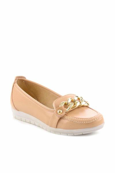 Bambi Camel Kadın Loafer Ayakkabı K01590046709
