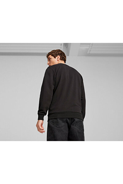Puma Puma Squad Crew Erkek Günlük Sweatshirt 67897001 Siyah