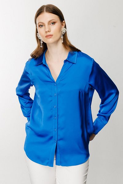 Ekol Satin Look Shirt