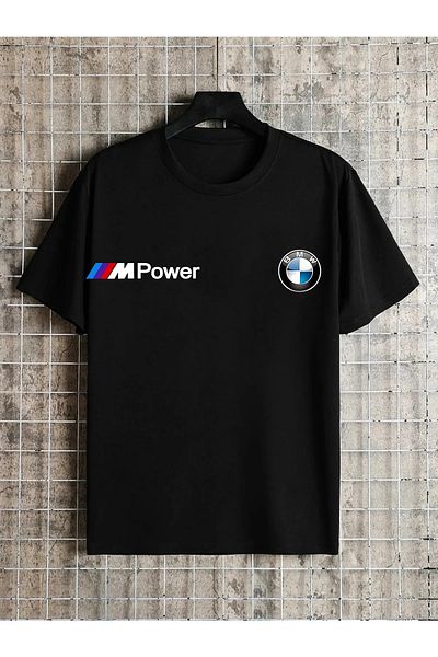 Machetta M Power Printed Unisex Large Size 100% Cotton T-shirt - Short Sleeve