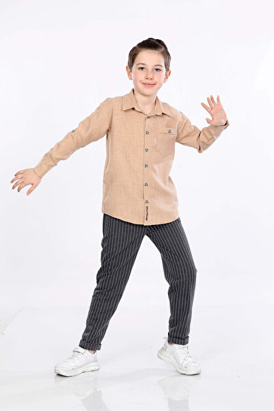 MORNIO Πουκάμισο και παντελόνι για αγόρι 2 τεμάχια σετ Vf24kmr 5108788