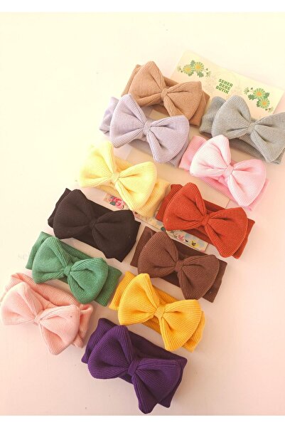 SeherBebeButik طقم باندانا للفتيات الصغيرات والأطفال - ناعم ومرن