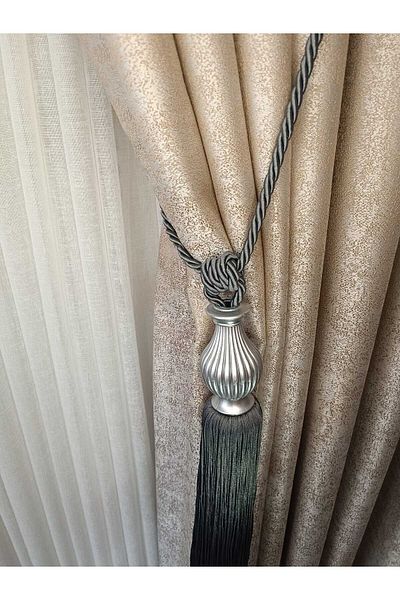 ZEDAYOR DECORATIVE FRINGED CURTAIN PENDANT (BROCHOOL, BROCHOOL)