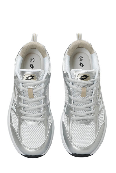 Lotto White Silver Women's Sneakers